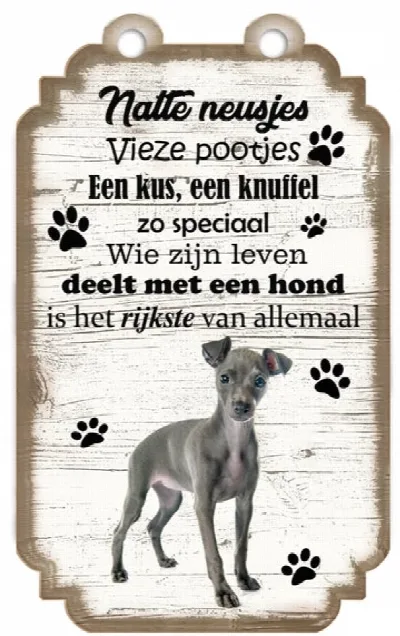 Spruchschild Greyhound