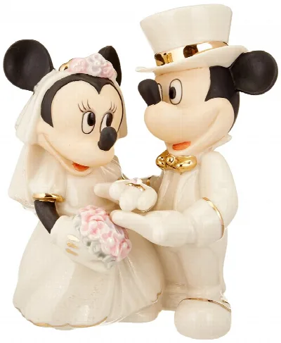 Disney Minnie’s Dream Wedding – porseleinen Mickey & Minnie beeldje