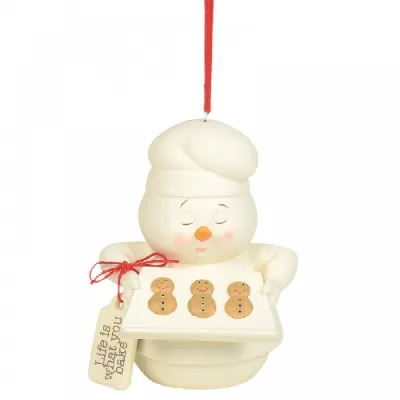 Snowbaby Life is what you bake it (Weihnachtsanhänger)