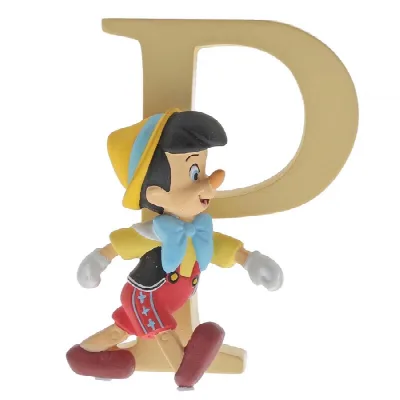 Disney letter P met Pinokkio – Pinocchio decoratie