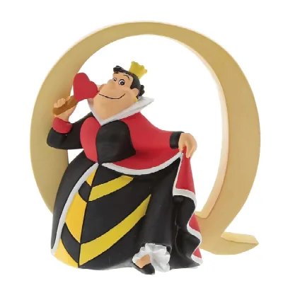 Disney letter Q met Hartenkoningin – Alice in Wonderland decoratie