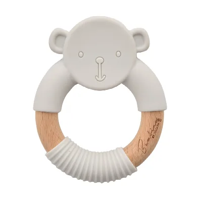 Teddy Beißring Grau