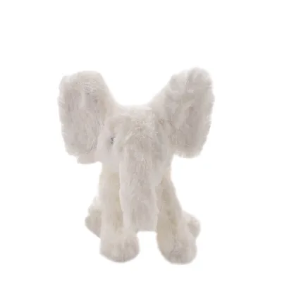 Elefant Kuscheltier weiß 13 cm