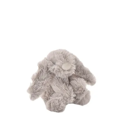 Hase Kuscheltier grau 13 cm