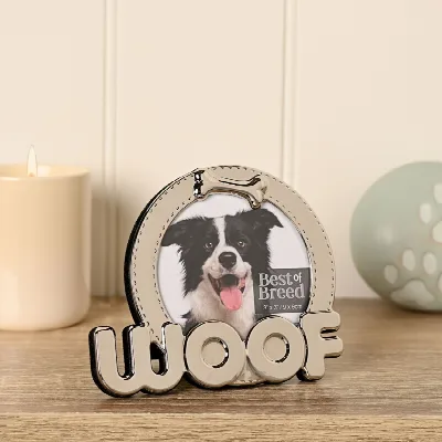 Bilderrahmen Woof – stilvoller Rahmen für Hundeliebhaber
