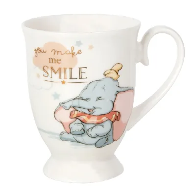 Porseleinen baby Dumbo mok – “You make me smile”