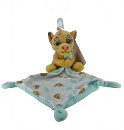 Disney Baby Simba doudou knuffeldoekje – zacht babydoekje 34 cm
