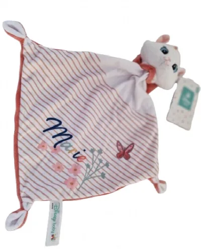 Disney Baby Marie doudou knuffeldoekje – zacht babydoekje 39 cm
