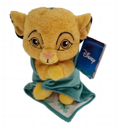 Disney Baby Simba doudou knuffeldoekje – zacht babydoekje 25 cm