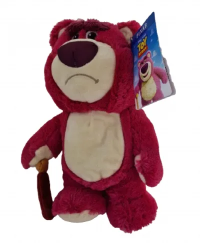 Disney Lots-o’-Huggin’ Bear (Lotso) knuffel – zachte pluche 25 cm vanaf 0 jaar