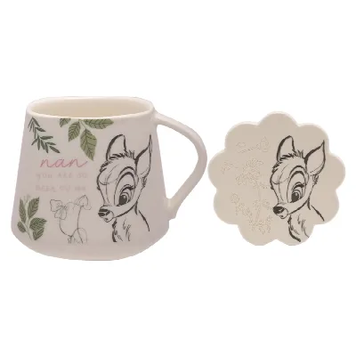 Bambi mok & onderzetter set – Disney Forest Friends cadeau set