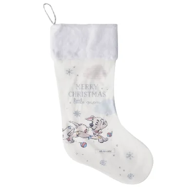 101 Dalmatians “Merry Christmas Little Man” kerstsok – feestelijke Disney kerstdecoratie