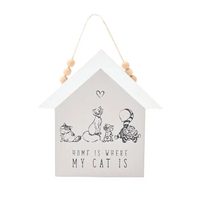 Disney Cats & Dogs House Plaque – Home Is Where My Cat Is
