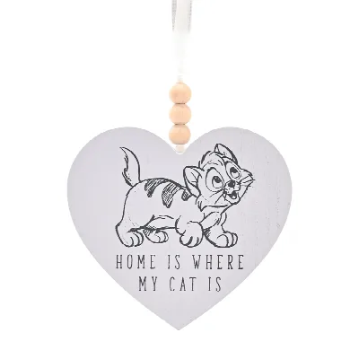 Disney Cats & Dogs Wandplaque – Home Is Where My Cat Is
