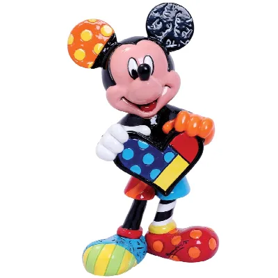 Mickey Mouse with Heart Mini Figurine