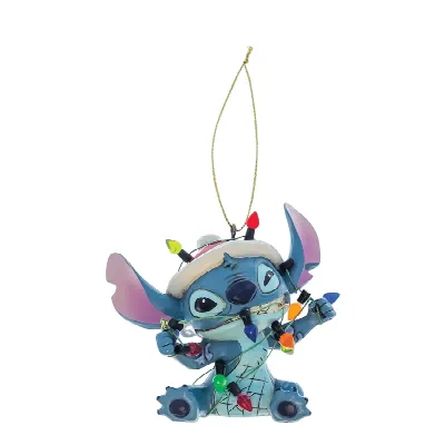 Stitch met kerstlichtjes hanger Disney